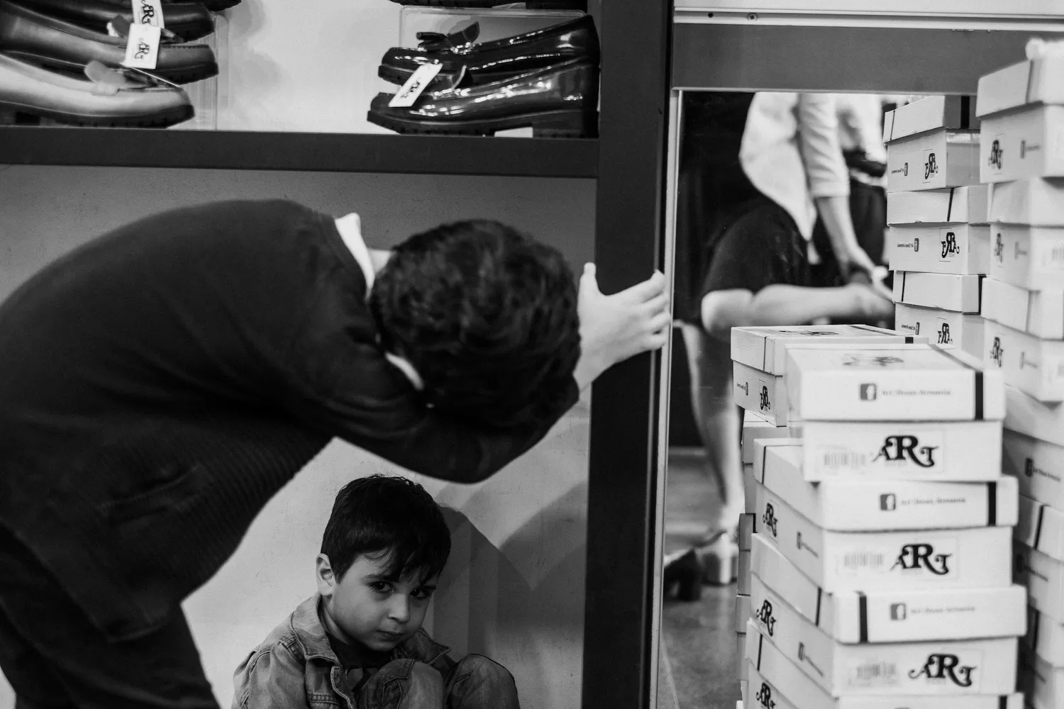 Kids in a shop - Yerevan