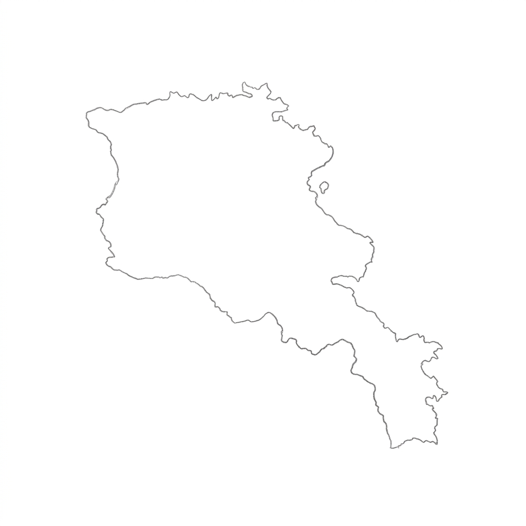 Armenia Map Sketch